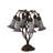 19" High Stained Glass Pond Lily 6 Light Table Lamp-12347633