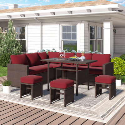 Angila 7 Piece Sectional Seating Group