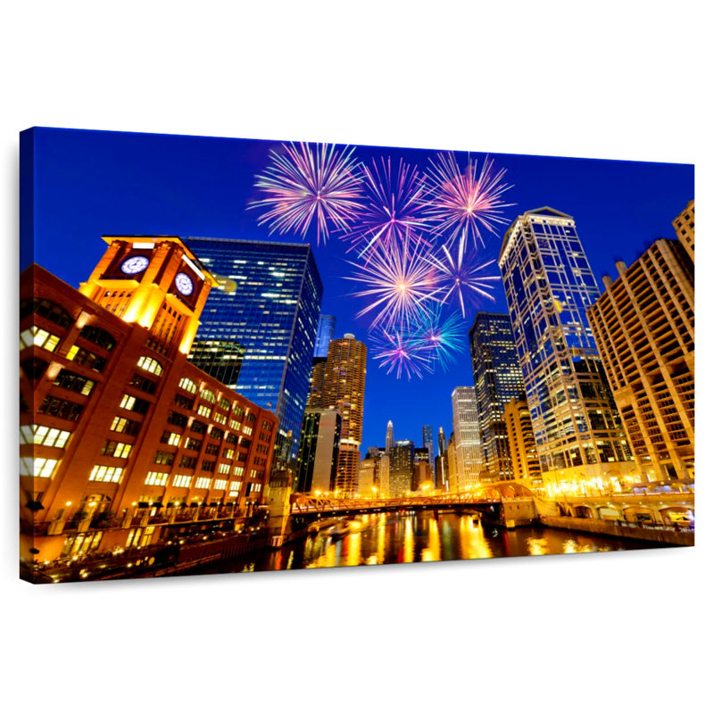 Kavia Chicago Sky Lights, H 20 po x l 30 po