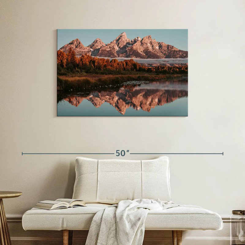 Alvord Grand Teton Sunrise Glow, H 26 po x l 39 po