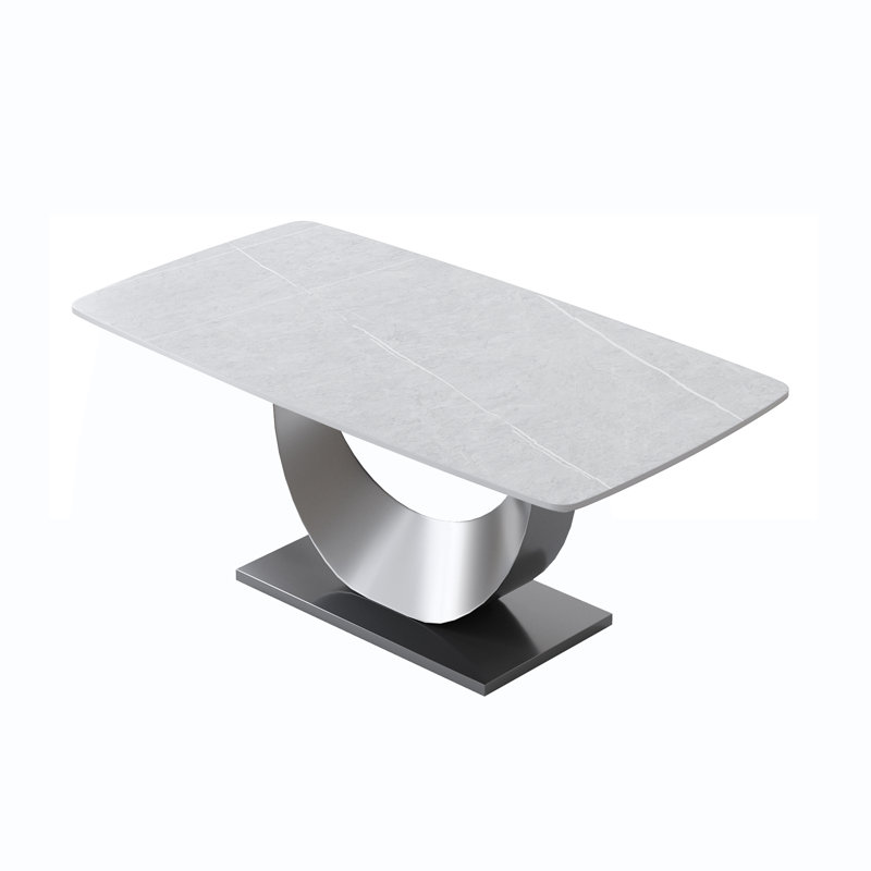 Table de salle à manger rectangulaire, L 70,8 po x l 35,43 po