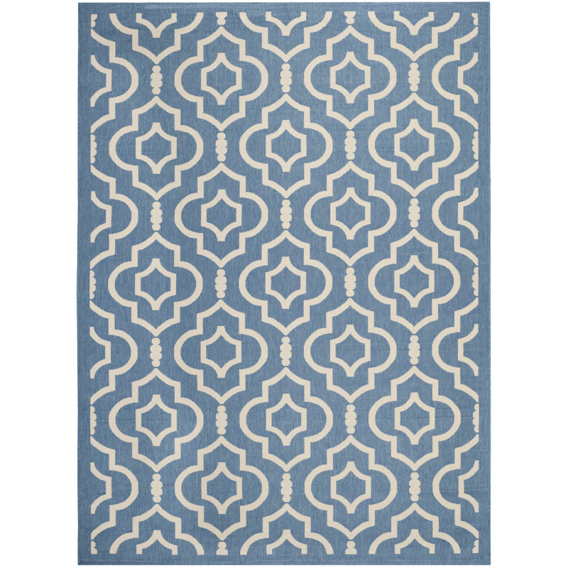 Manfredi Geometric Indoor / Outdoor Area Rug, Rectangle 160 x 231 cm