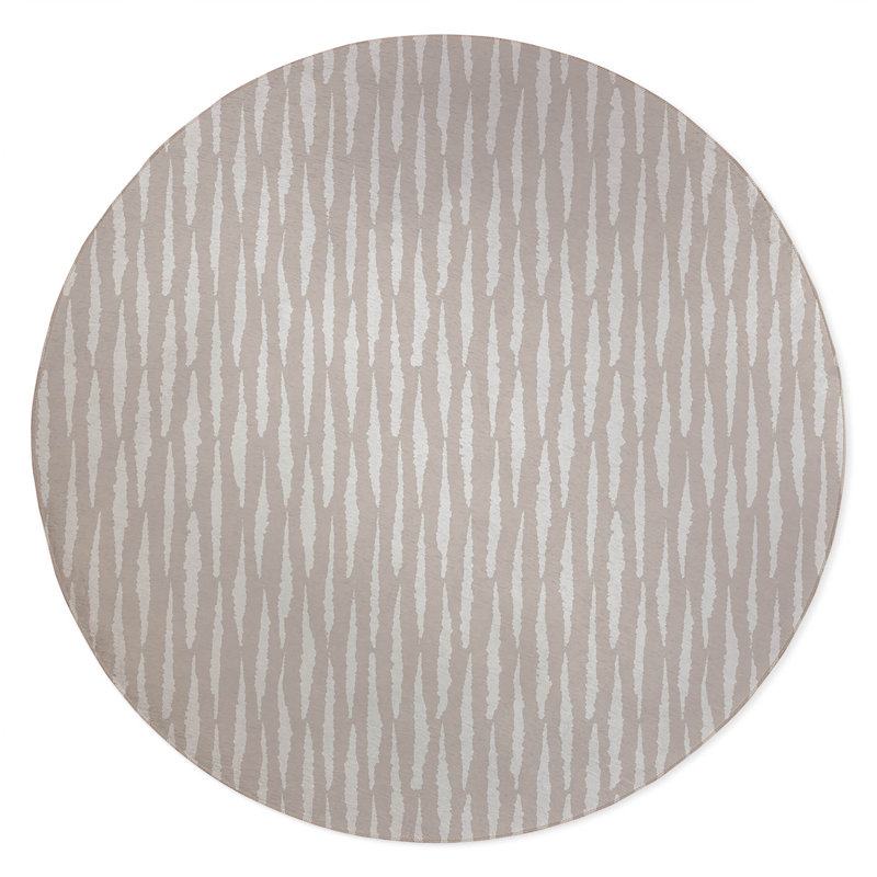 Scar Play Non-Slip Outdoor Rug, Round 5'