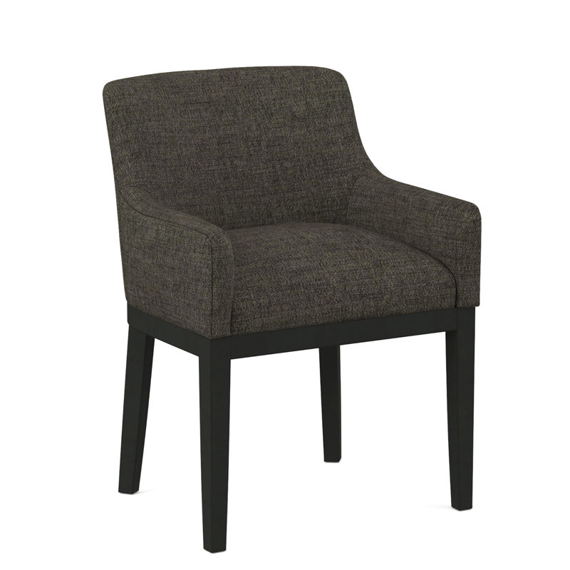 Upholstered Arm Chair, Black, 61703-88