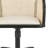 Beige and Black Solid Wood Steel And Cane Rattan Adjustable Swivel Rolling Office Chair