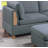 Reversible Modular Corner Sectional with Ottoman-112511178