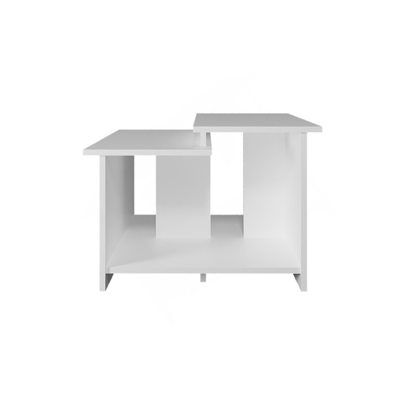 Table basse Sedalia, salon, blanc, Blanc