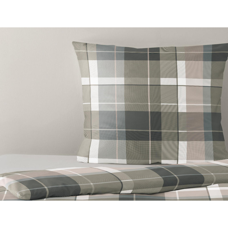 Cotton Modern Contemporary Duvet Cover Set, Pastel, 155 x 220cm Duvet Cover + 1 Pillowcase (80 x 80)