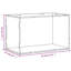 Boîte de présentation en acrylique transparent 12,2 x 6,7 x 7,5 po Vidaxl-119892982