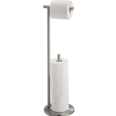 BTY LT-BFE240-27 Freestanding Toilet Paper Holder (Set of 2) Finish: Silver