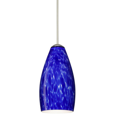 Luminaire suspendu en forme de cloche à 1 lumière Ritwik