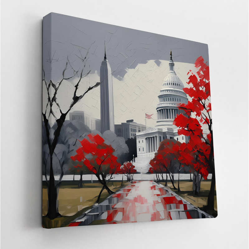 Road To The Capital, 30" H x 30" W