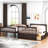 , , Full Over Bunk Bed, Convertible, Drawers, Storage Use, Pine Wood, , Bed Build, Fence - Shaped Guardrails, Fast Assembly Effort Over With Convertible Design For Flexibility, And Effortless Method-128992019-128992020
