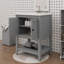 Meuble-lavabo moderne 24 po avec lavabo en céramique élégant et tablette ouverte-1145715994