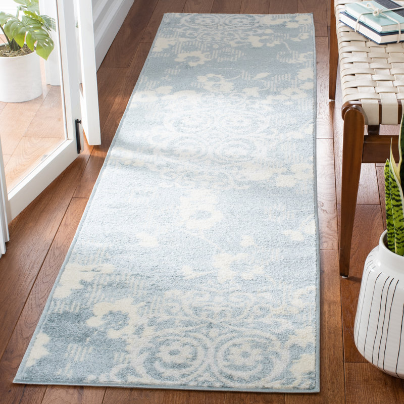 Adiza Performance Floral Rug, Runner 2'2" X 9'