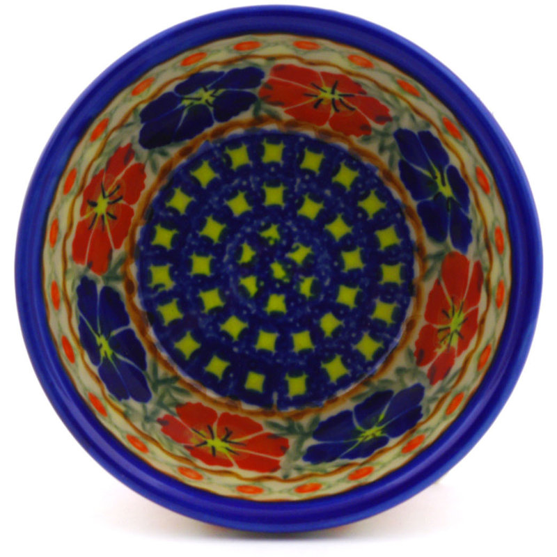 Paradise Poppy Stoneware Rice Bowl