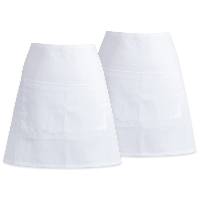 Tablier de cuisine chef, Blanc