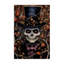 Toile Spooky Skeleton avec feuilles, design par The Dutch Lady-547295850
