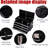 21 - Inch Metal Tool Box With 4 Drawers, Bearing Tracks, Auto Locking, Padding For Portable Multi Function Organizer, Slides Stable Sliding