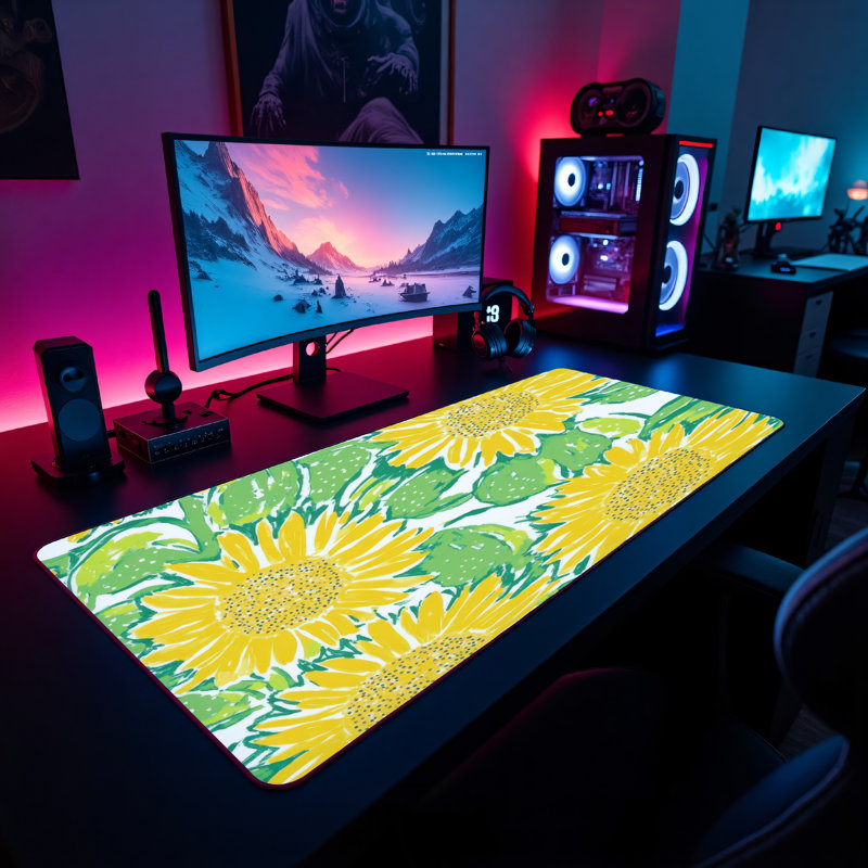 Polyester Desk Pad, 31.5x15.5