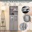 Amajae Freestanding Linen Cabinet