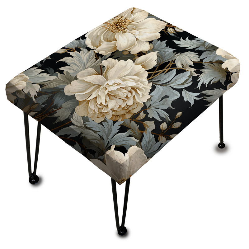 Urban Victorian Splendour Victorian Pattern - Floral Rectangle Ottoman