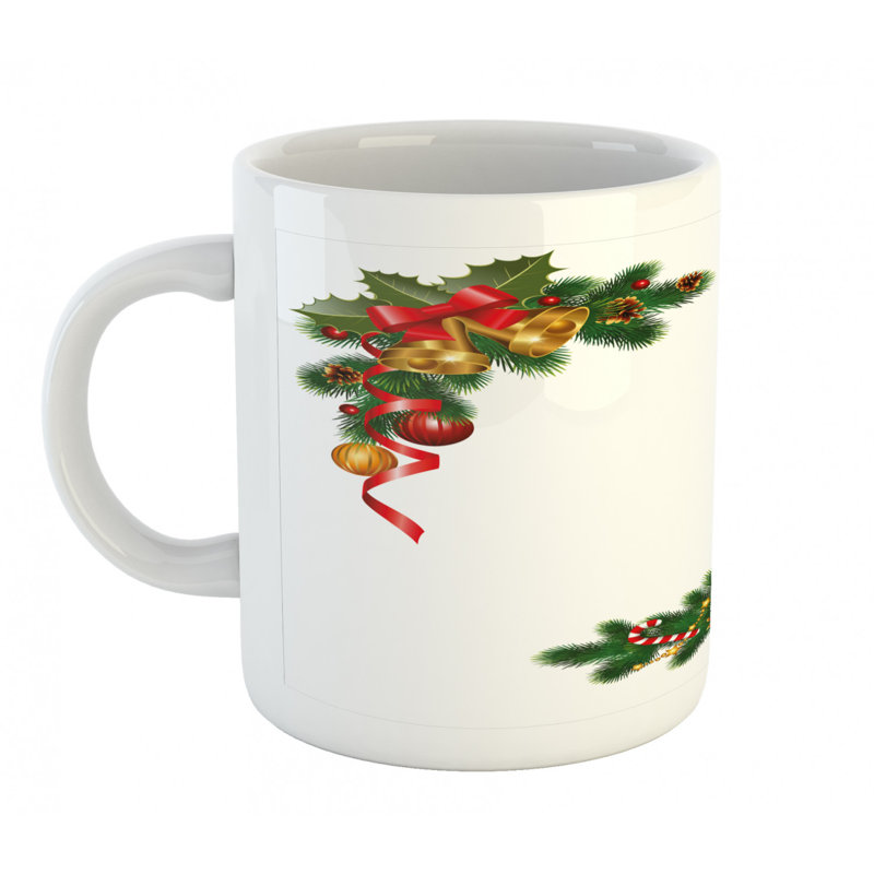 Grande tasse à café sapin tree branches