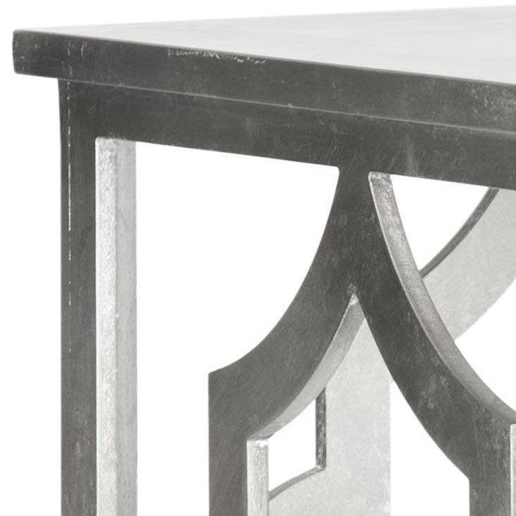 Temara Side Table, Silver