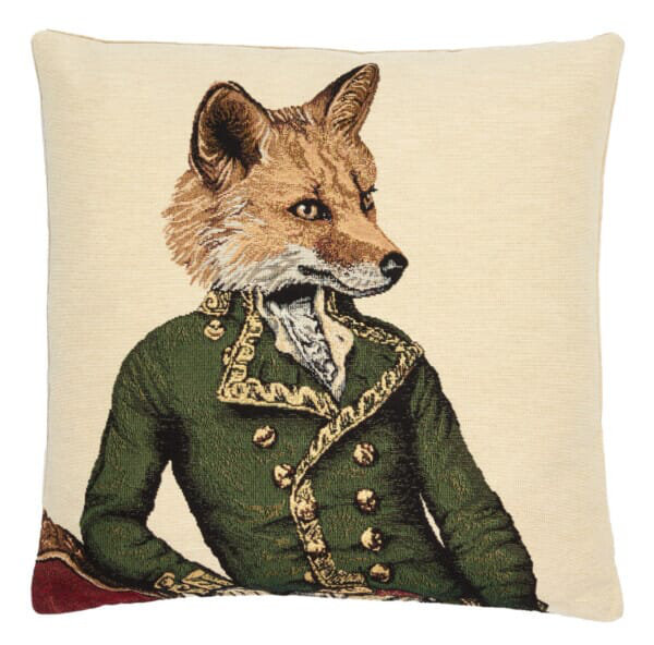 Master Fox Regular Cushion with Feather Filler , Green