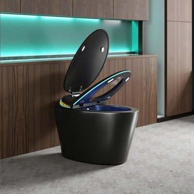 Smart One-Piece Toilet With Bidet, Auto Open/Close Seat, Warm Water Wash, Heated Seat & Dryer