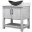 Meuble-lavabo de 36 po avec comptoir en quartz et lavabo, quincaillerie-111879084-111879088-111879090