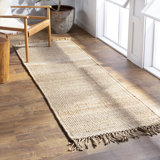 Luz Handwoven Brown Area Rug