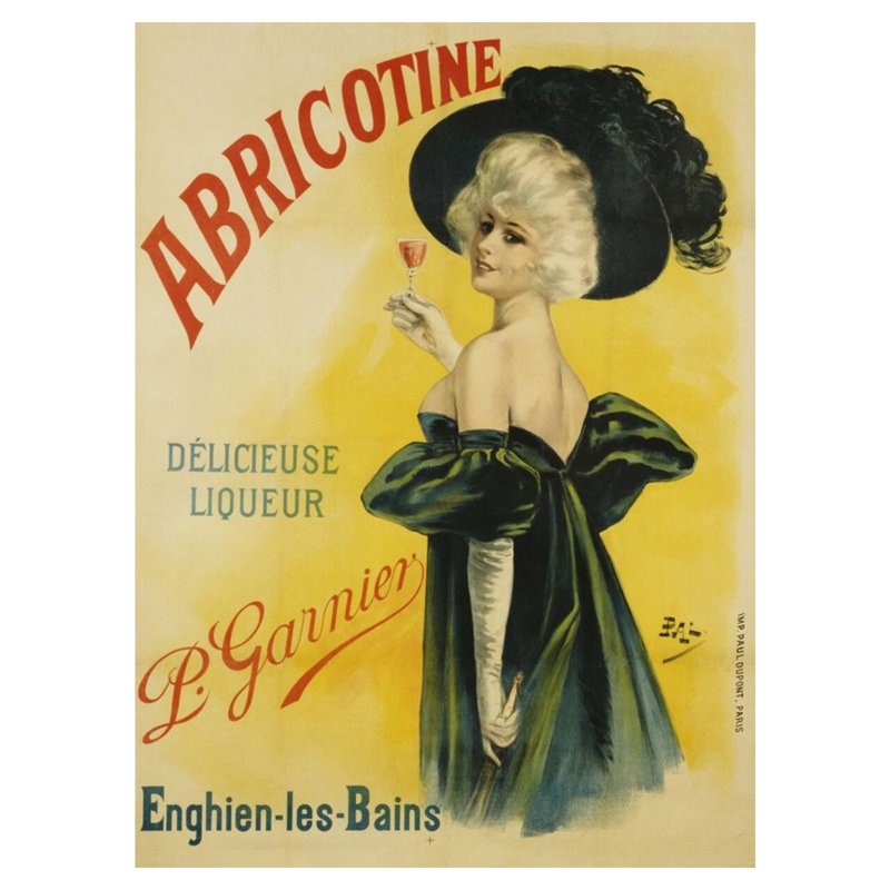 Abricotine, affiche par Pal - Estampe numérique, H 40 po x l 32 po