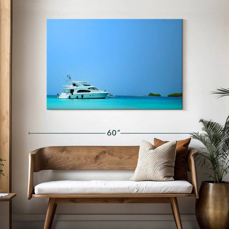 Mehar Los Juanes Morrocoy Yacht, H 32 po x l 48 po