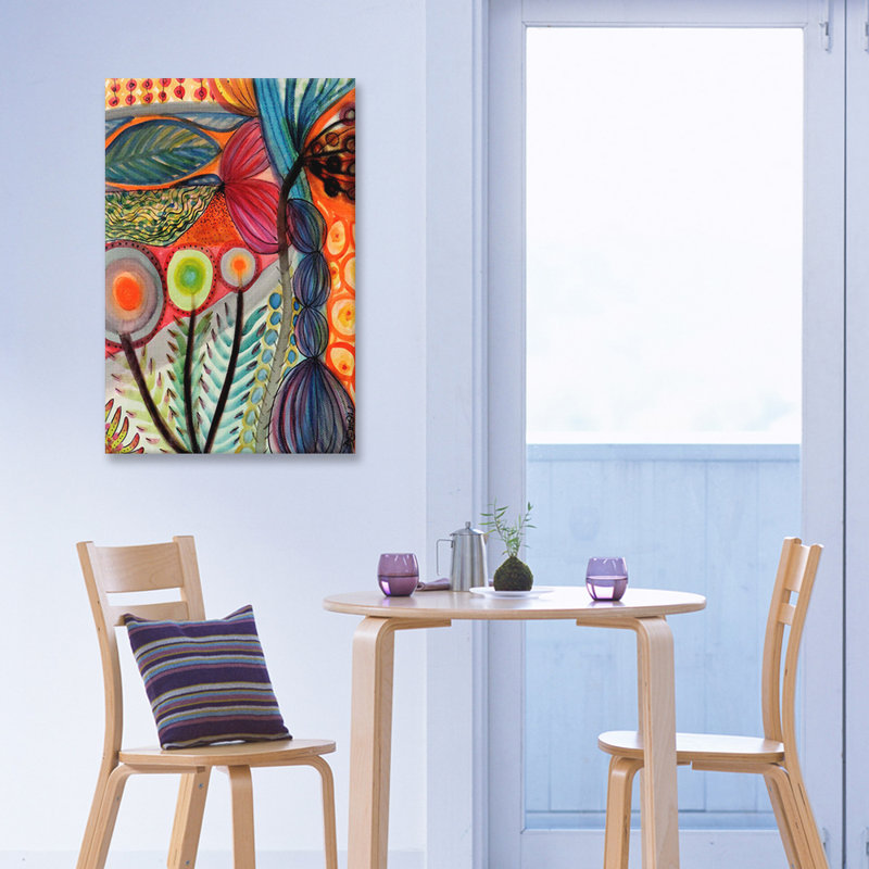 Vivaces Canvas Print, 60" H x 40" W x 1.5" D