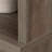 Library Hutch, Brown finish