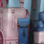Lundon - Rideau occultant abstrait en plumes glam - 1 panneau-713573591