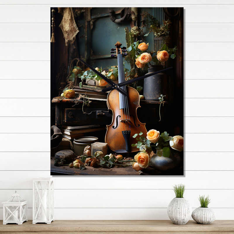 Jeremiyah - Entertainment Vintage Wall Clock, Moyen