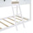 Twin Over Twin Bunk Bed Wood Bed With Roof, Window, Guardrail, Ladder-706893563