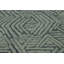 Tapis indien contemporain en laine 6x9
