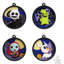 Mini-décorations de Noël Disney Tim Burton, The Nightmare Before Christmas Scenes, incassable, ensemble de 4