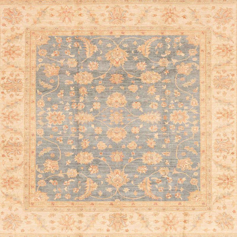 Tapis abstrait moderne 3858, Carré 5 pi