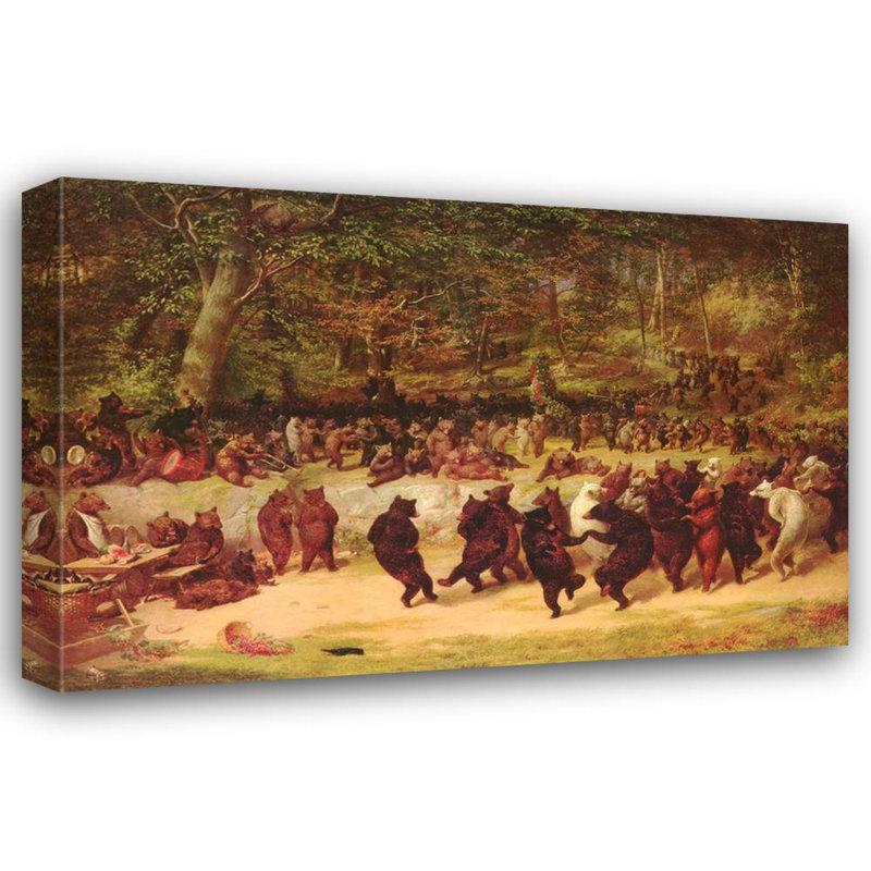 The Bear Dance, c.1870 MCG-B1559b, H 16 po x l 24 po