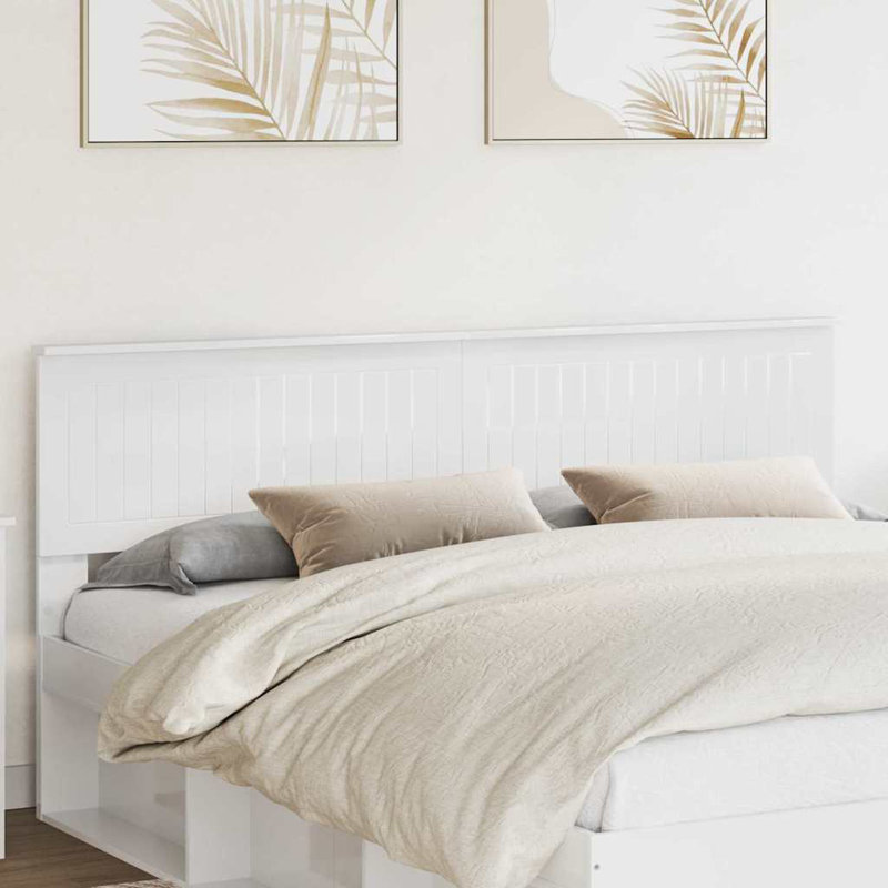 Headboard, California King, Gloss White
