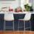Landon Gold Stool 26" (Set Of 3)-106553825