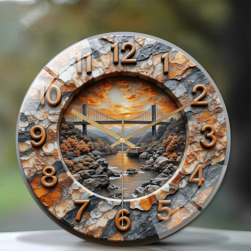 Horloge murale 12 po