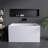 Tidal 47" Acrylic Freestanding Bathtub With Seat Rectangular Freestanding Soaking Tub