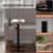 Sofa Armrest Tray Table, 360° Swivel TV Trays, Height Adjustable Side Table For Bed Or Chair With Phone And Tablet Slots