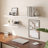  12 Inch Deep Floating Shelf, 24 x12 Inch Large Wall Mounted Shelf for Kitchen, Bathroom, Living Room, White (2 Pack)-676599100-676326579