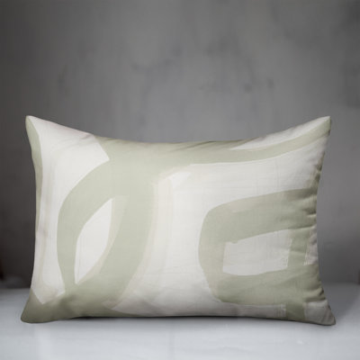 Abstract Outdoor Reversible Throw Pillow